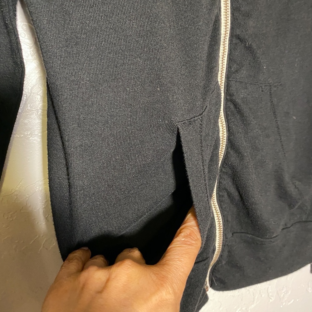 Alternative Earth light zip up sweater, size small - Picture 5 of 6